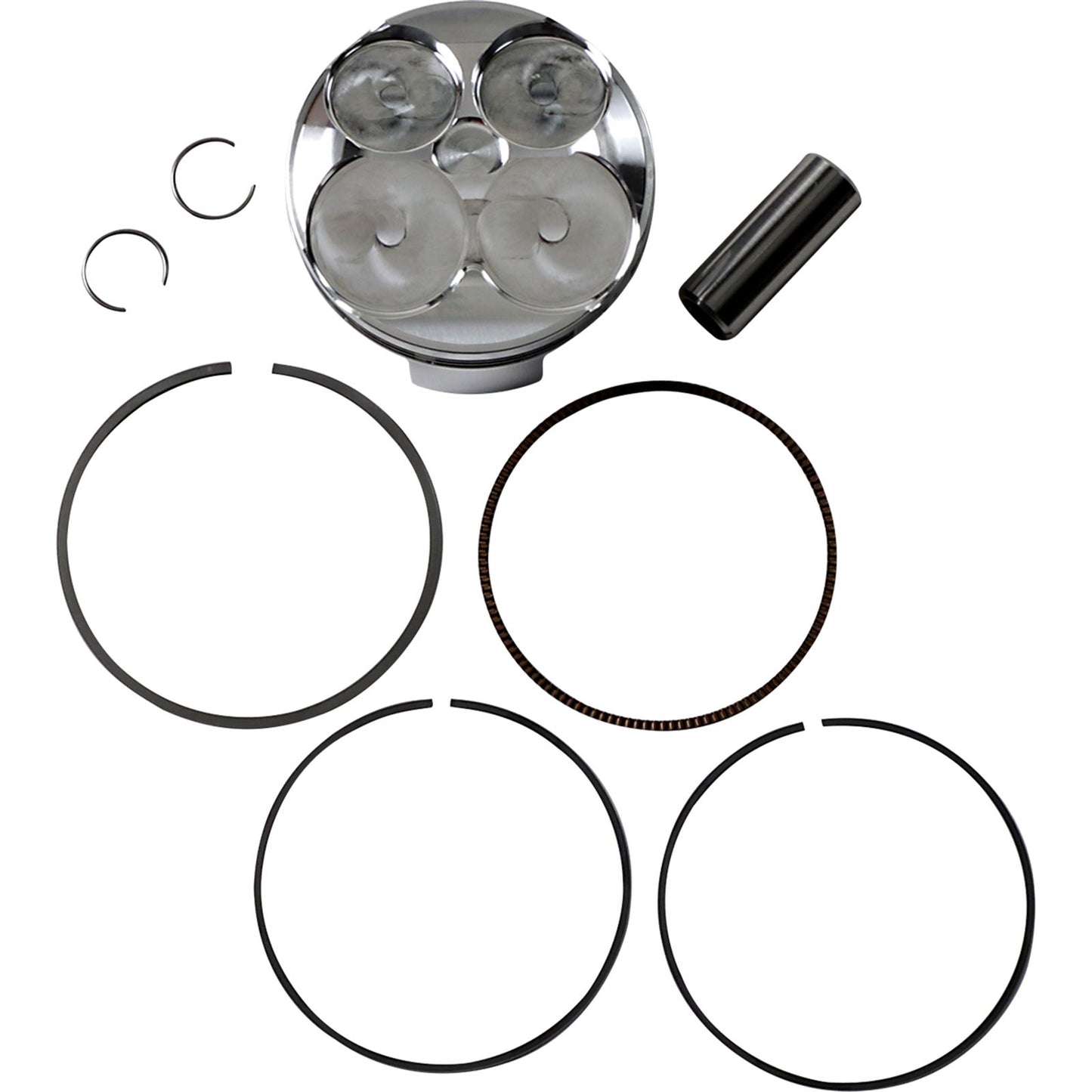 J.E. Pistons Piston Kit Pro Series, Std, 77 mm, 14.2:1 299245_1041214