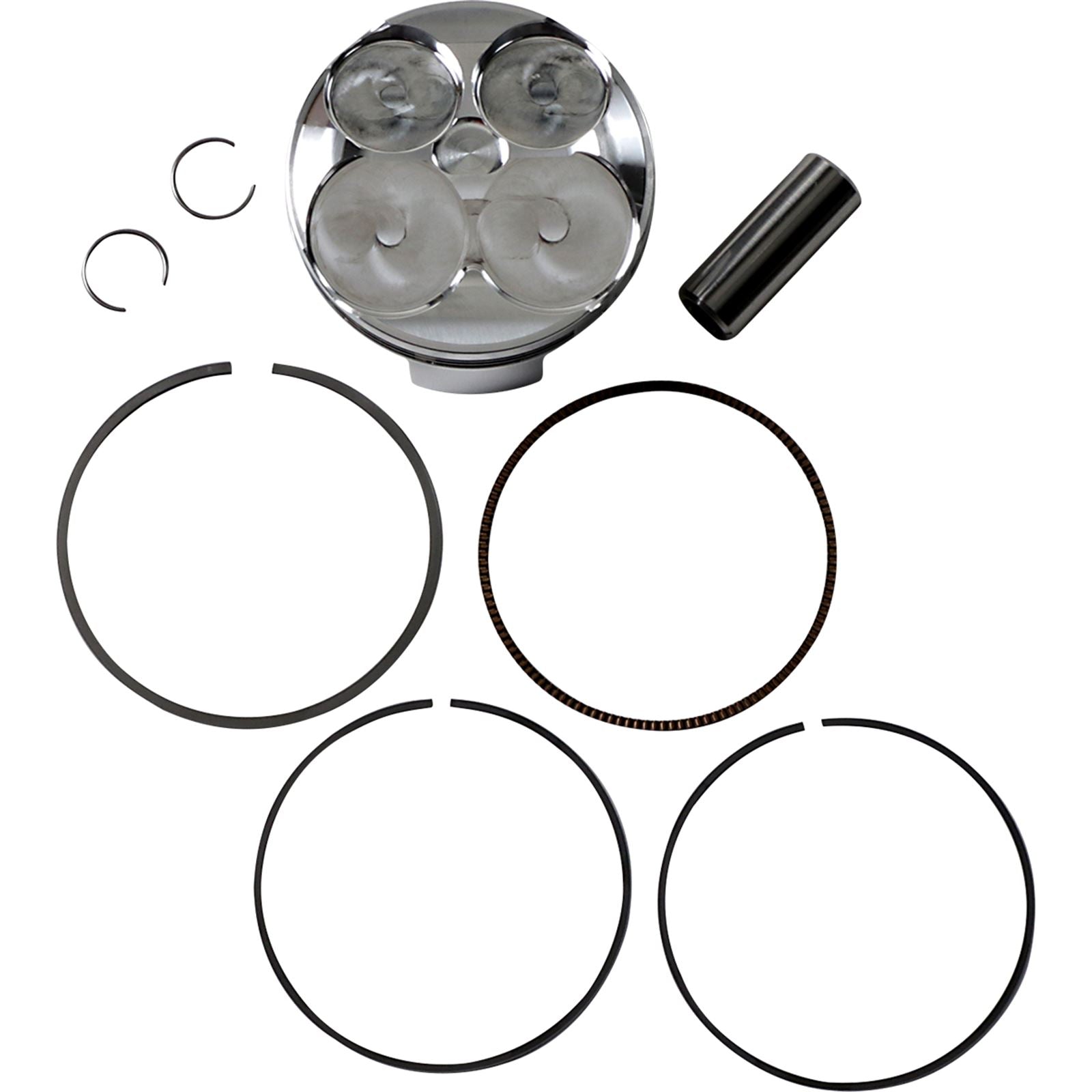 J.E. Pistons Piston Kit Pro Series, Std, 77 mm, 14.2:1 299245_1041214