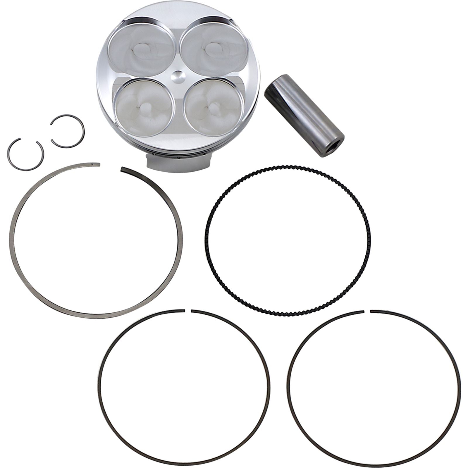 J.E. Pistons Piston Kit Pro Series, Std, 96 mm, 13.5:1 CRF450R 315160_1080572