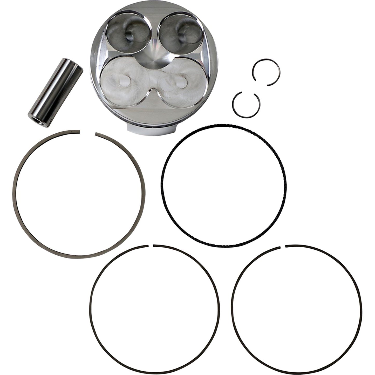 J.E. Pistons Piston Kit Std, 96 mm, 14.5:1 RMZ450 317240_1041177