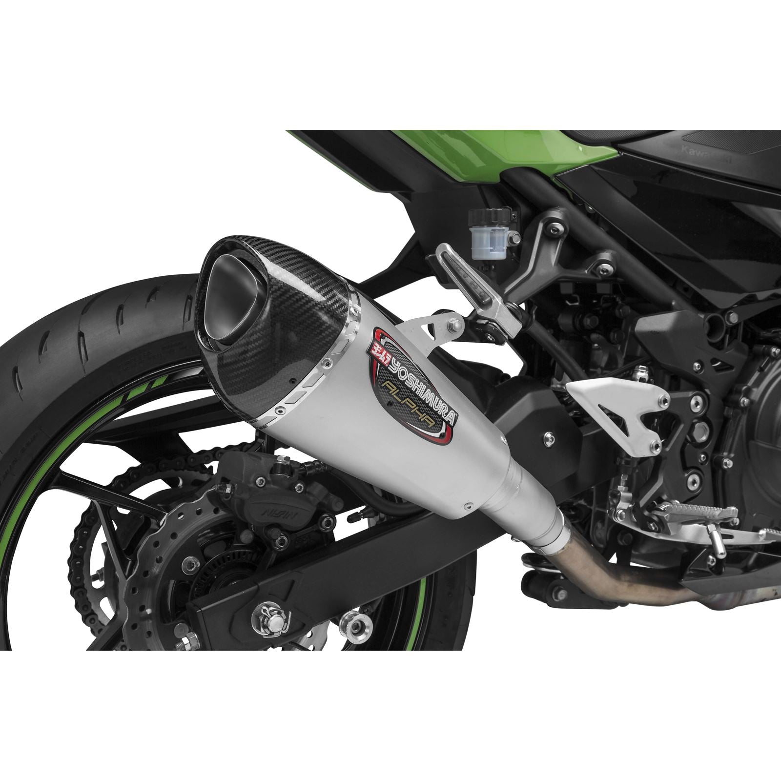 Yoshimura Alpha-T Street Slip-On Exhaust SS-SS-CF Works 14710BP520_124458
