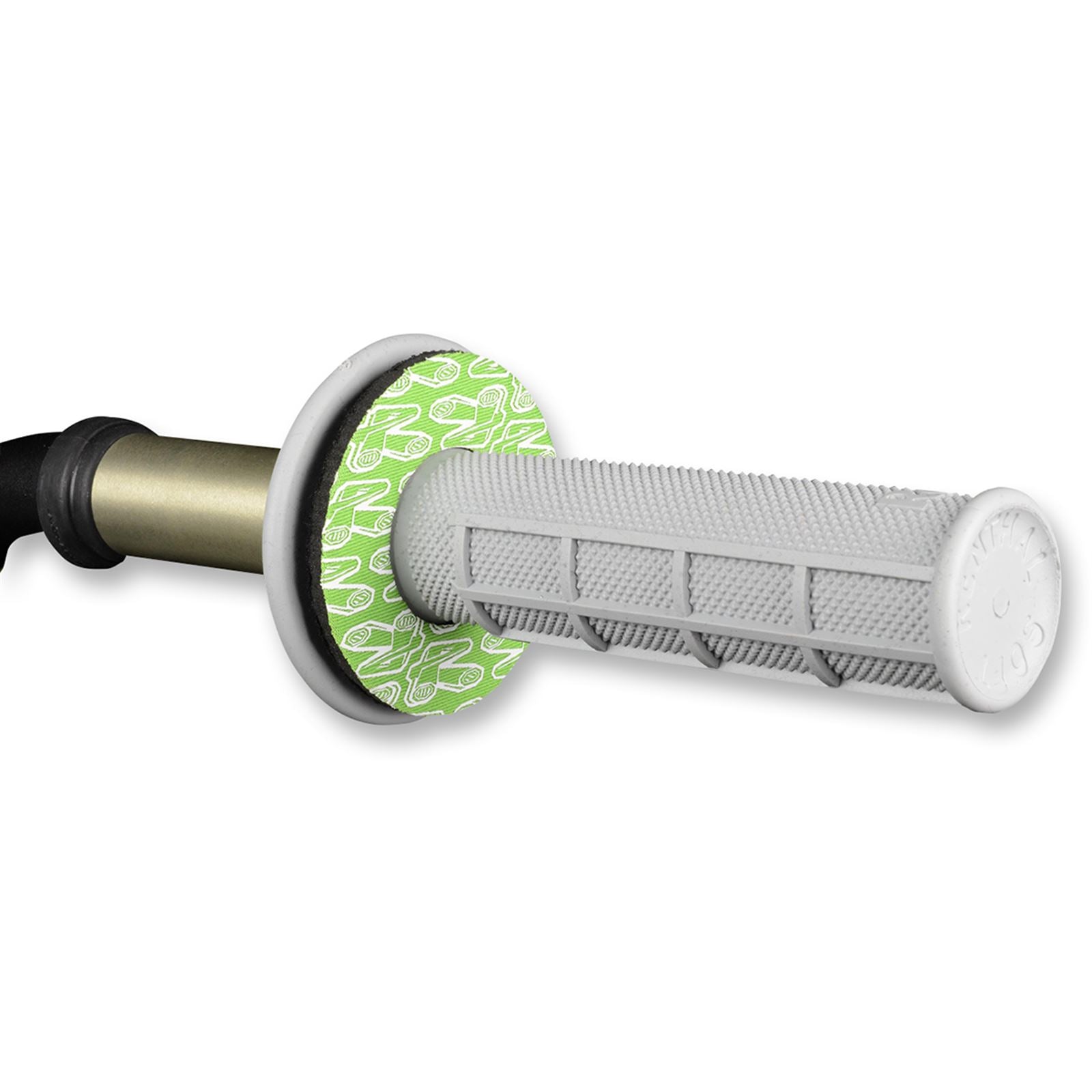 Renthal Donutz Grip - White/Green G203_464215