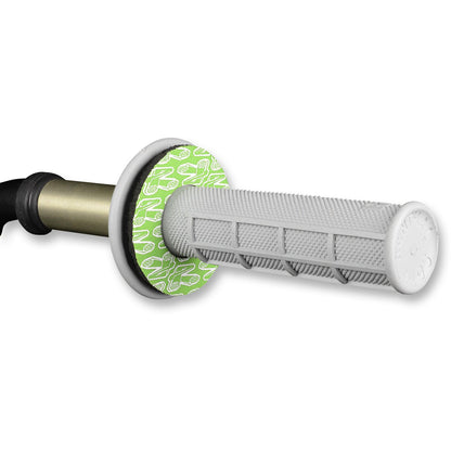 Renthal Donutz Grip - White/Green G203_464215