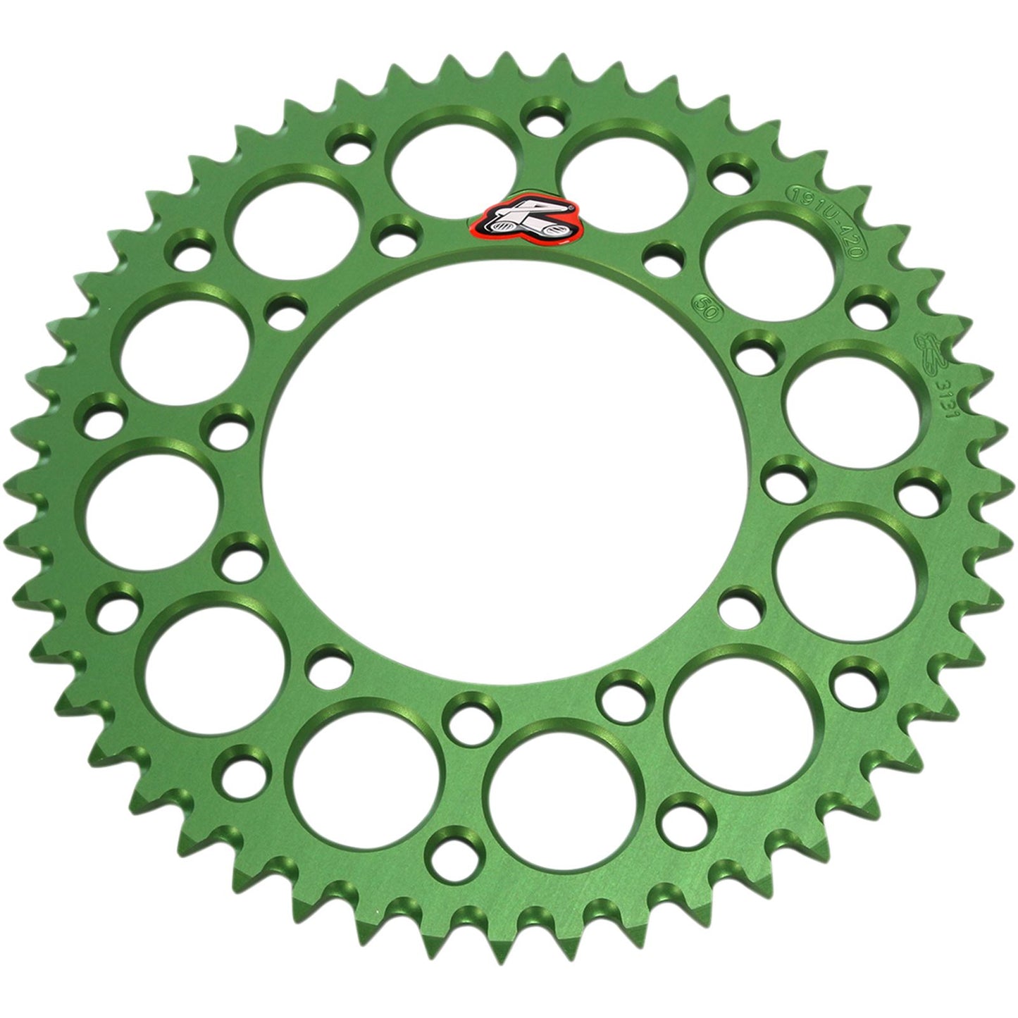 Renthal Sprocket for Kawasaki - Green - 50-Tooth 191U-420-50GEGN_464417