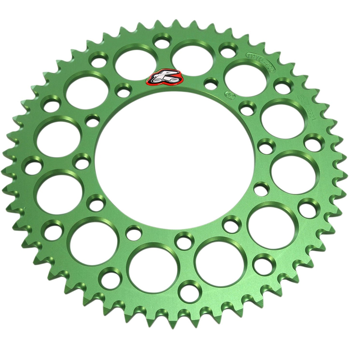 Renthal Sprocket for Kawasaki - Green - 52-Tooth 191U-420-52GEGN_464419