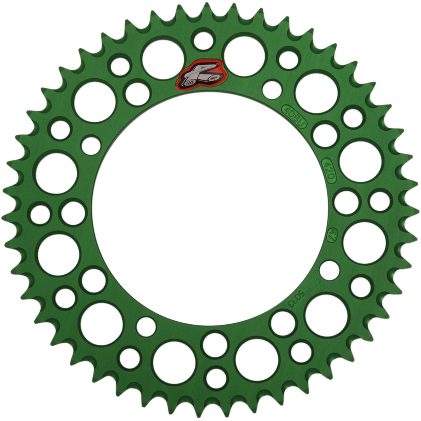 Renthal Sprocket for Kawasaki - Green - 47-Tooth 408U-420-47GEGN_464421