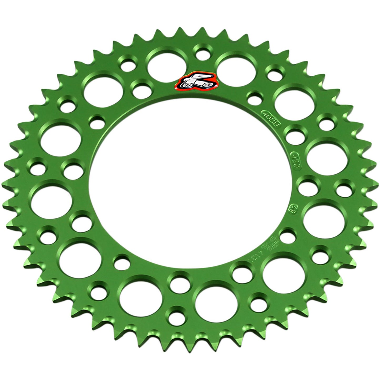 Renthal Sprocket for Kawasaki - Green - 49-Tooth 408U-420-49GEGN_464423