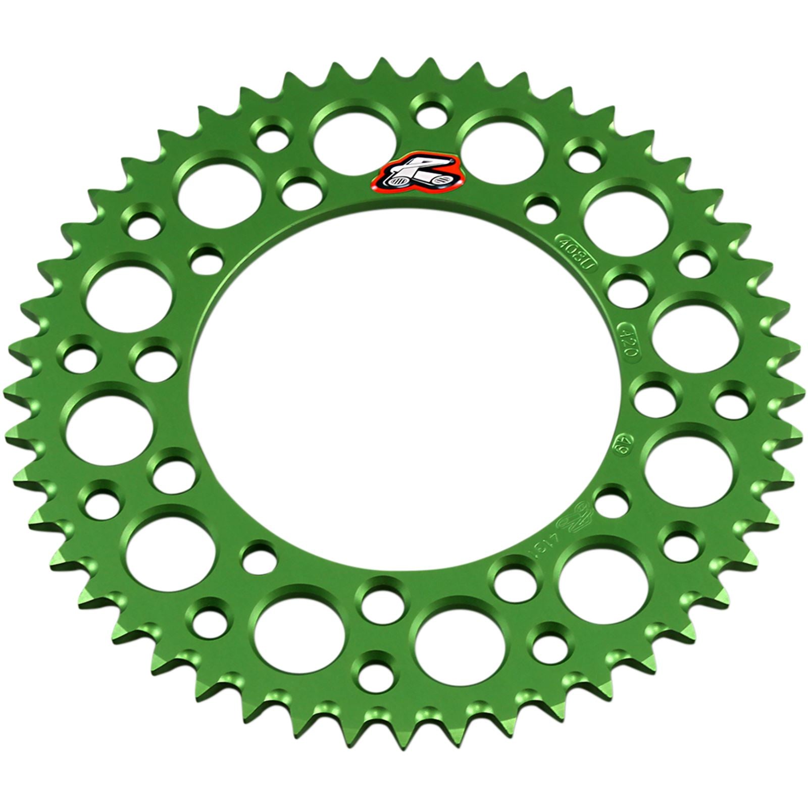 Renthal Sprocket for Kawasaki - Green - 49-Tooth 408U-420-49GEGN_464423