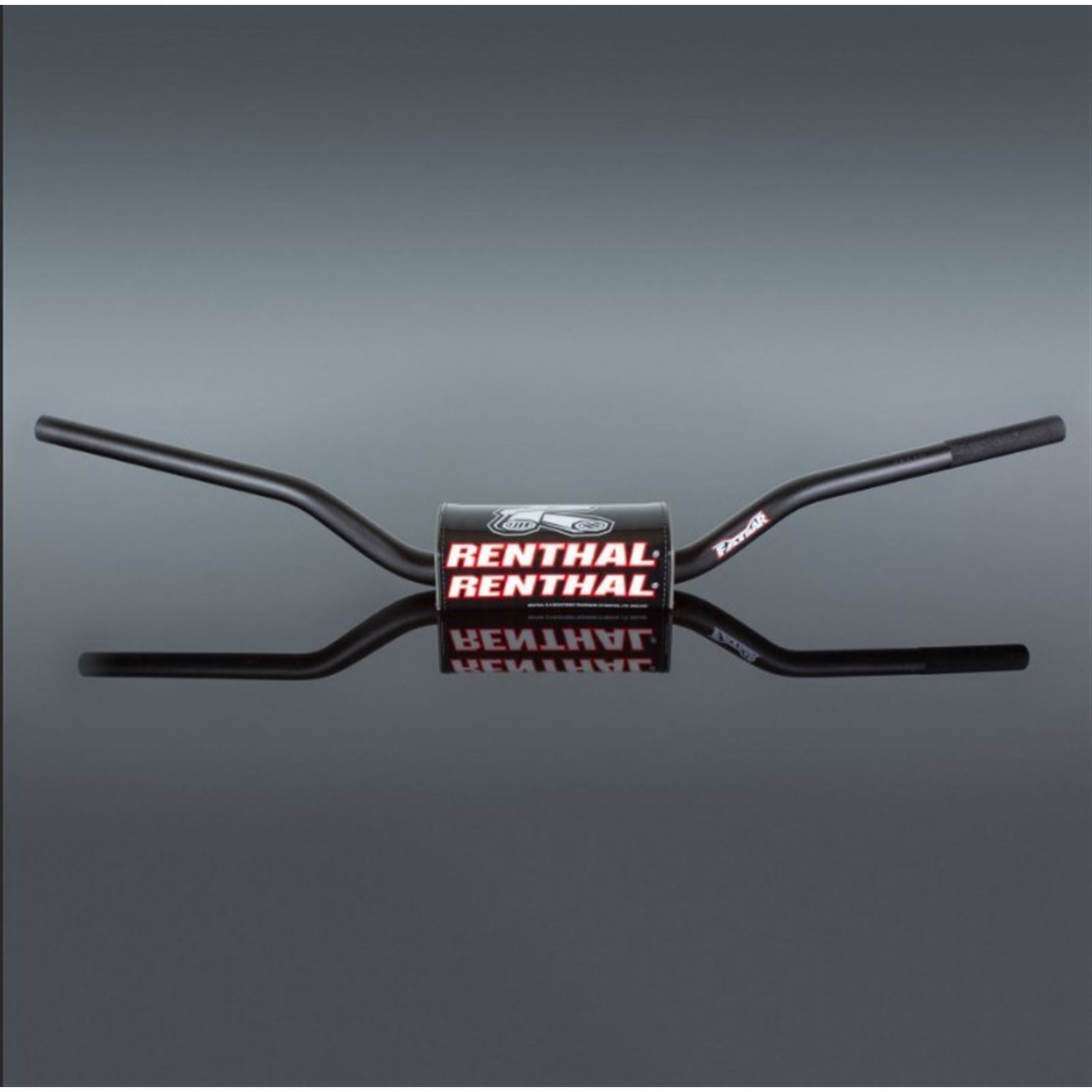 Renthal Black - 827 Villopoto/Stewart Fatbar Handlebar 827-01-BK_1663274