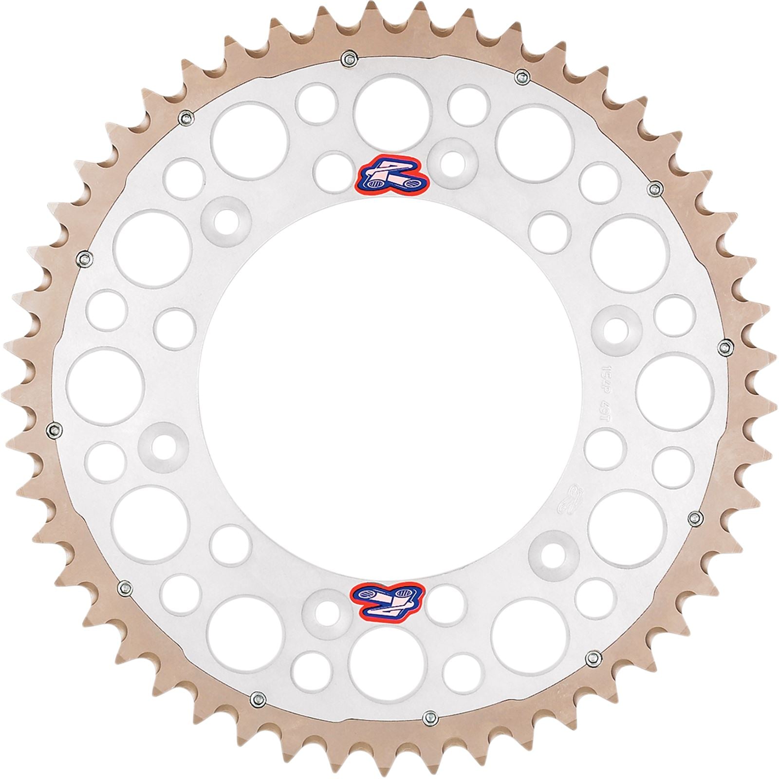 Renthal Twinring™ Rear Sprocket - 51-Tooth - Silver [MPN: 1500-520-51GPSI]_464244