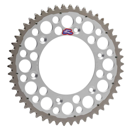 Renthal Twinring Sprocket Silver, Rear, 47-Tooth [MPN: 1500-520-47GPSI]_516263