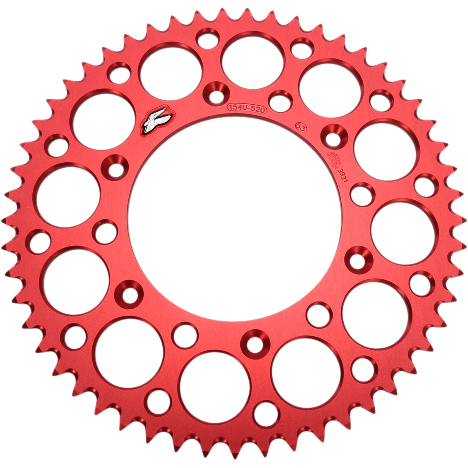 Renthal Sprocket for Honda - Red - 53-Tooth 154U-520-53GRRD_464345