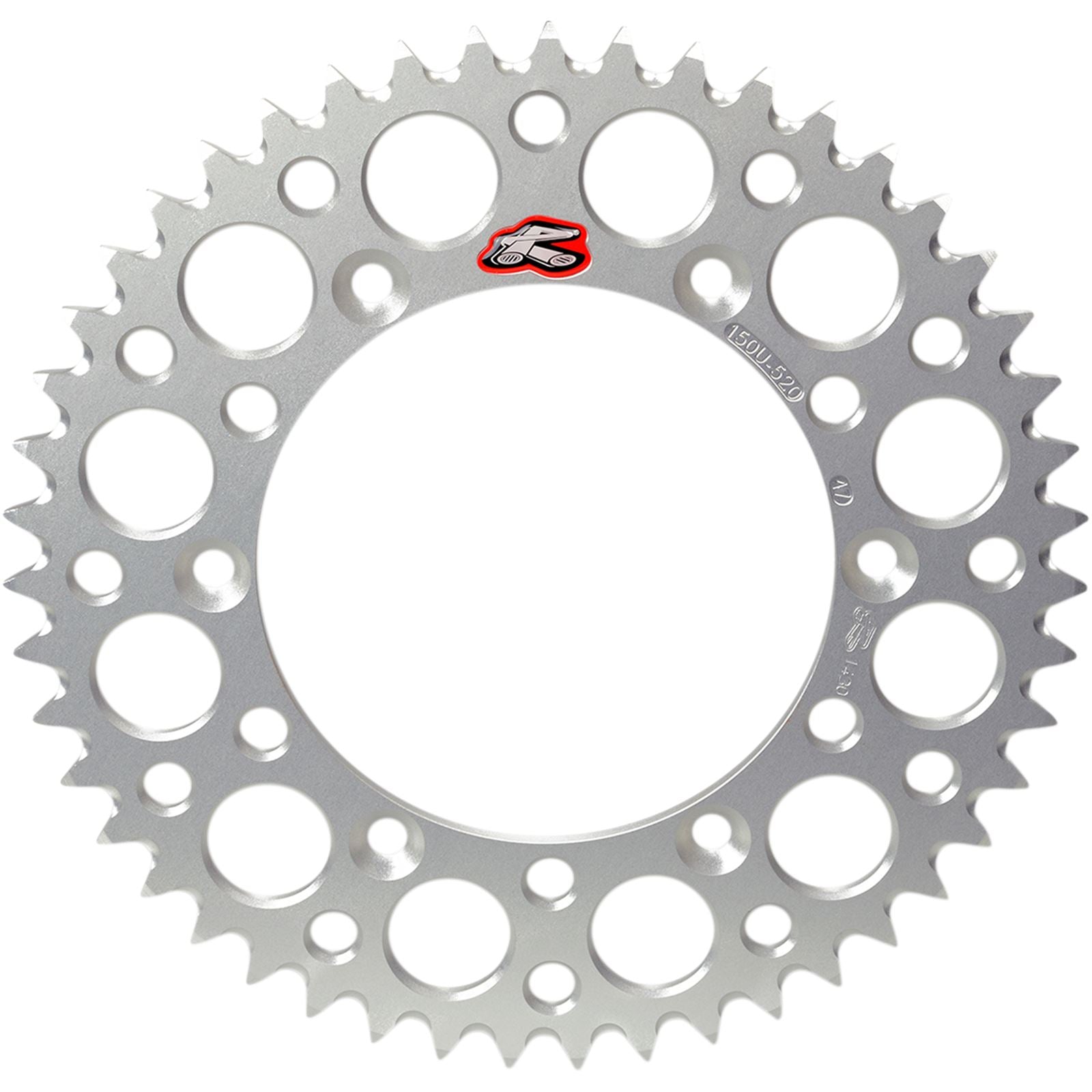 Renthal Rear Sprocket CR85/150R - 54-Tooth - Silver 189U-420-54GRSI_464362