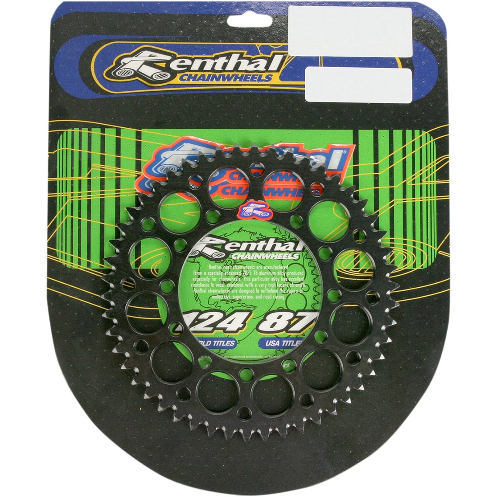 Renthal Sprocket for Kawasaki - Black - 52-Tooth 191U-420-52GEBK_464365