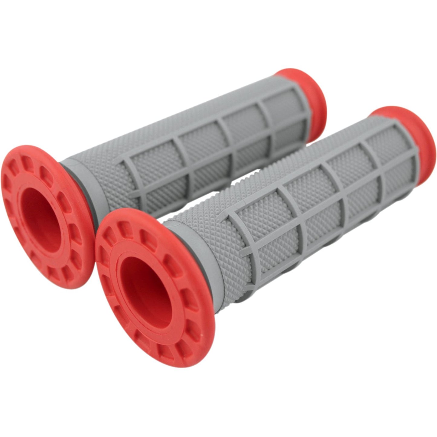 Renthal Red - Dual Compound Half Waffle ATV Grips G169_464198