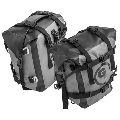 Giant Loop Mototrekk Panniers Gray Pair [MPN: MTPN17]_125075