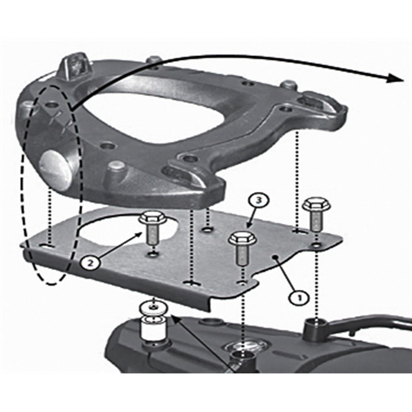 Givi Top Case Hardware SR5107_125103