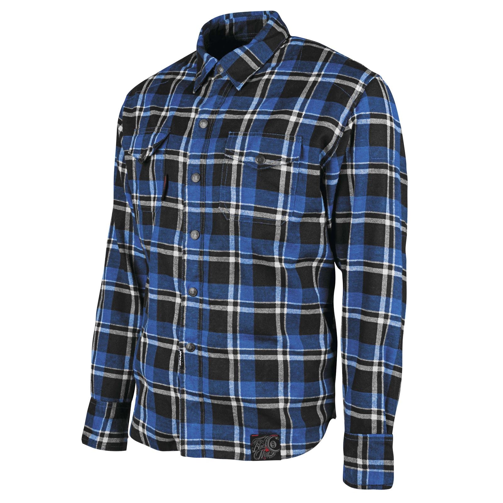 Speed And Strength Black Nine Moto Shirt Blue/Black_126760