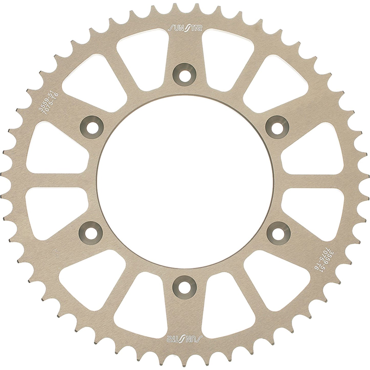 Sunstar Rear Sprocket Aluminum - 47-Tooth [MPN: 5-349747]_127805