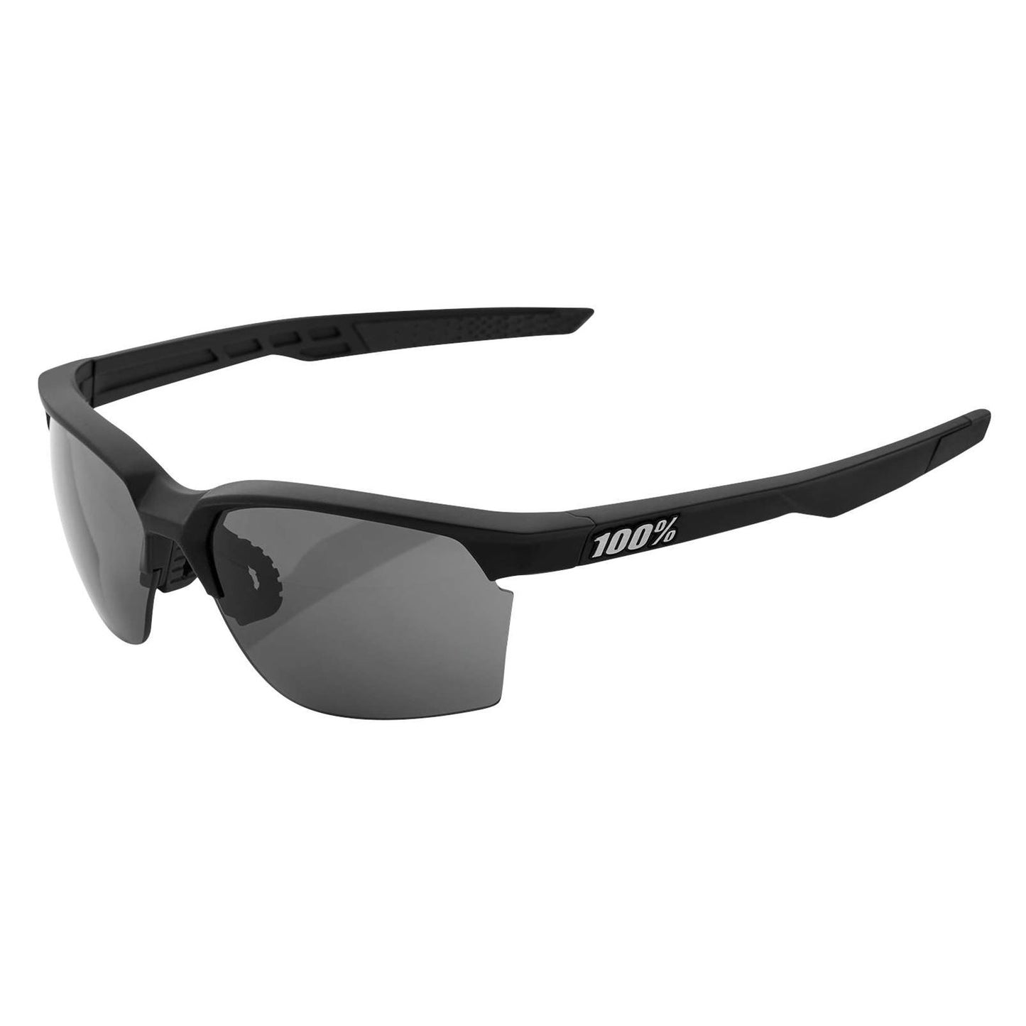 100% Sportcoupe Sunglasses - Black - Smoke 61020-100-57_128834