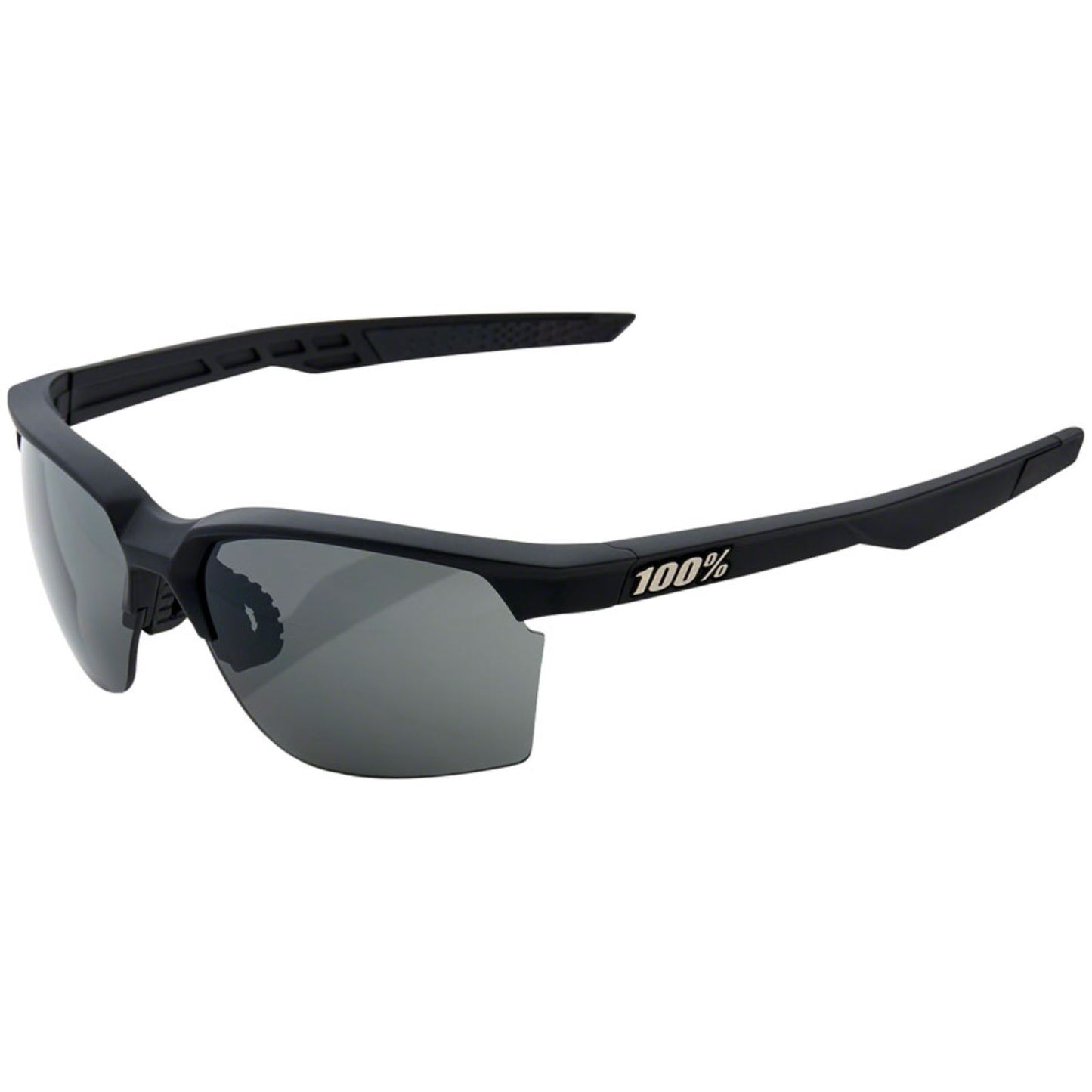 100% Sportcoupe Sunglasses - Black - Smoke 61020-100-57_1240683