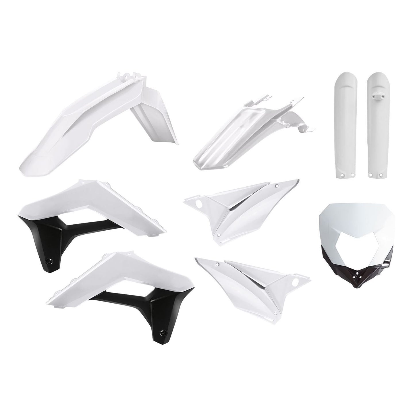 Polisport Full Enduro Kit, White Sherco 90857_1007210