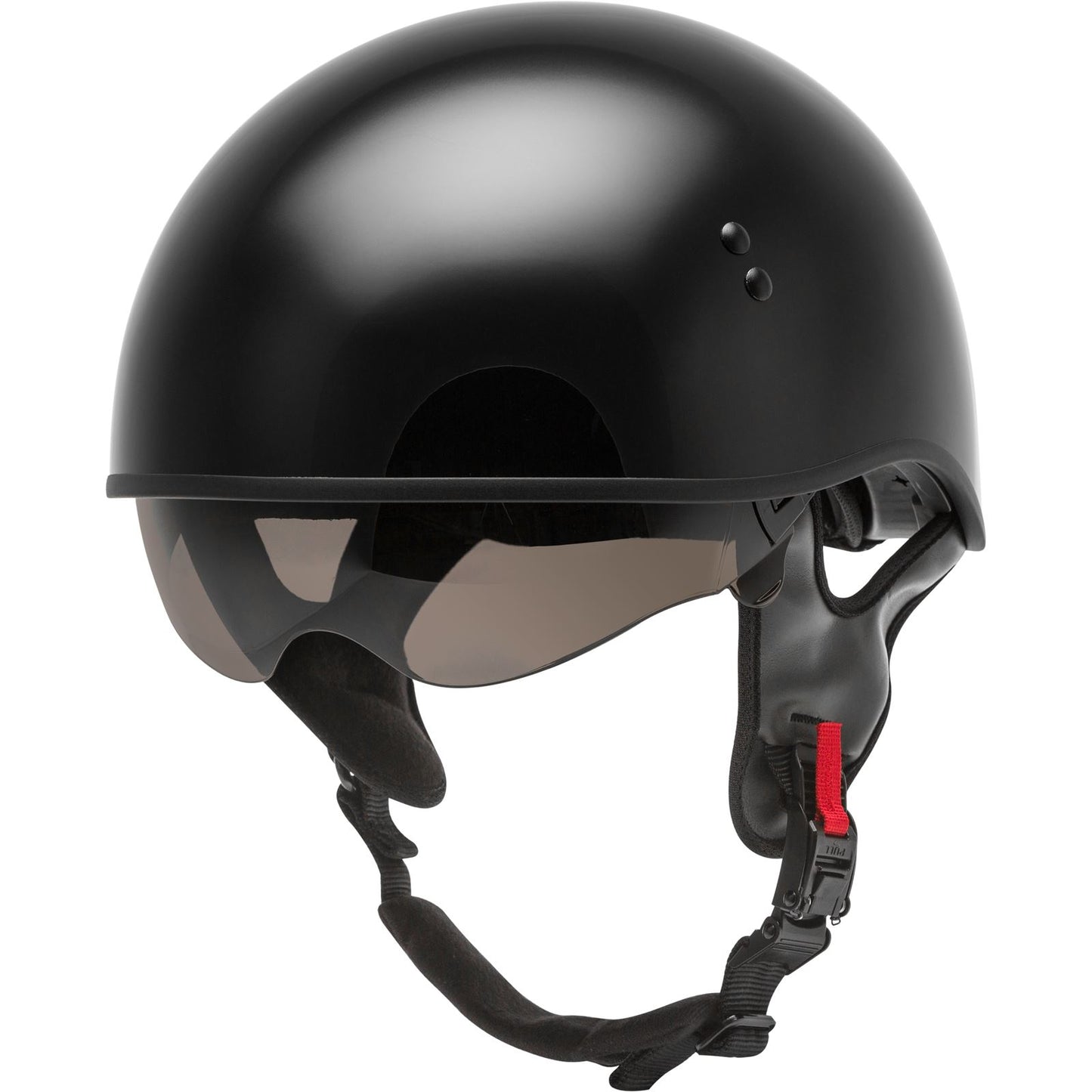GMax HH-65 Half-Helmet Naked - Black - Large H1650026_606380