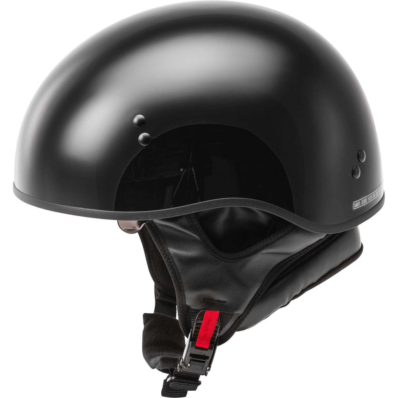 GMax HH-65 Half-Helmet Naked - Black - Large H1650026_606382