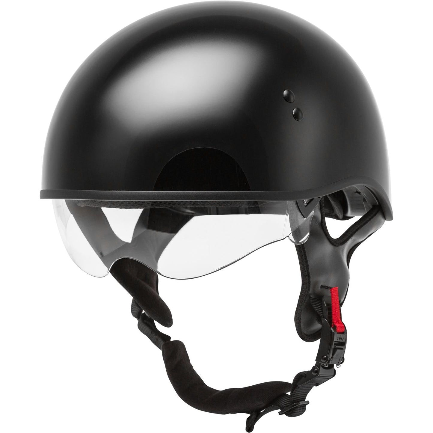 GMax HH-65 Half-Helmet Naked - Black - Small H1650024_606396