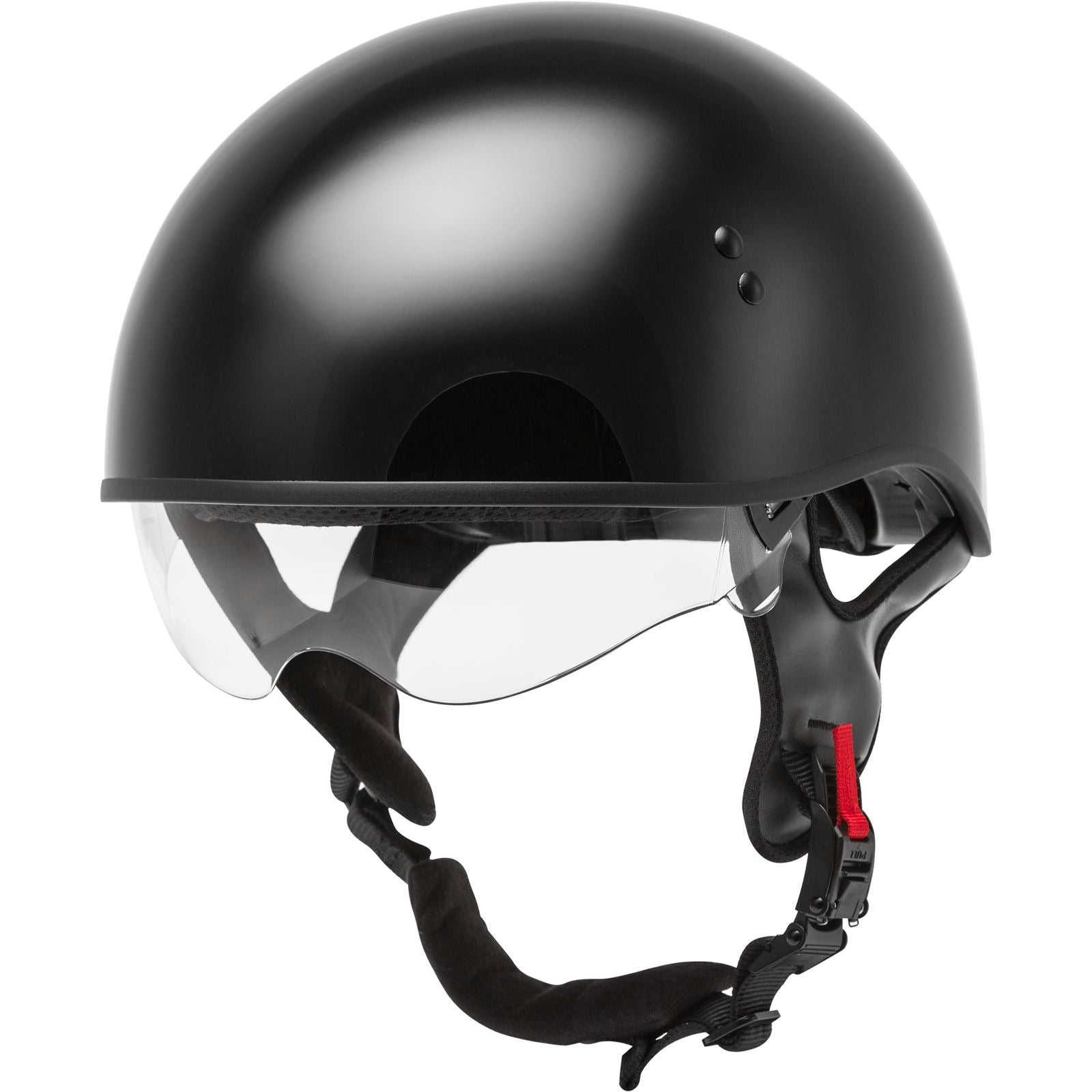 GMax HH-65 Half-Helmet Naked - Black - Small H1650024_606396