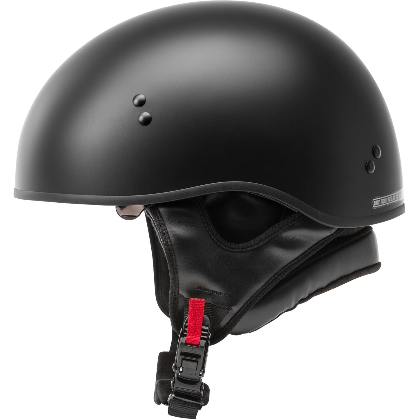 GMax HH-65 Half-Helmet Naked - Matte Black - Large H1650076_606418