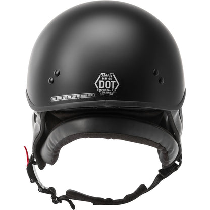 GMax HH-65 Half-Helmet Naked - Matte Black - Large H1650076_606419