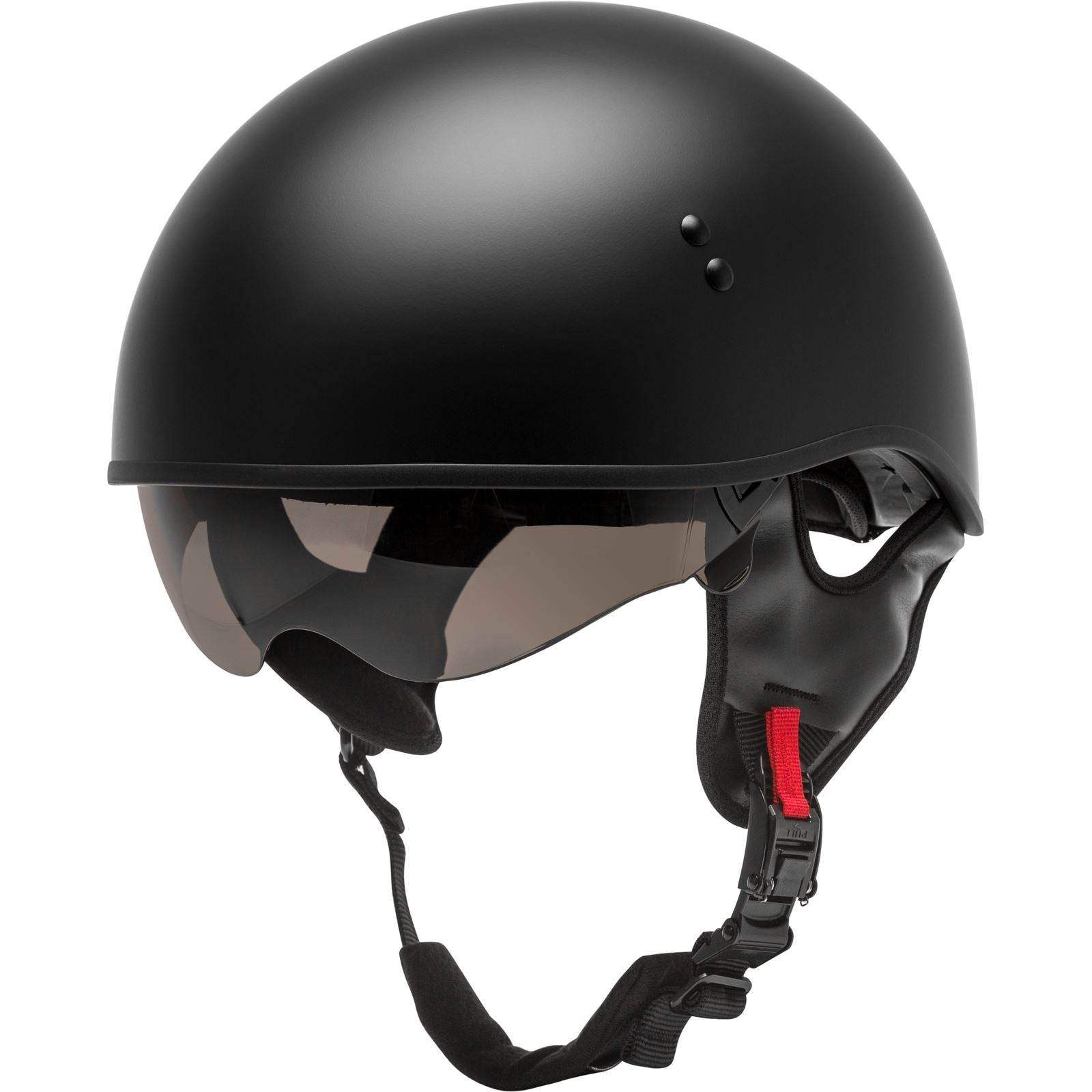 GMax HH-65 Half-Helmet Naked - Matte Black - Small H1650074_606428