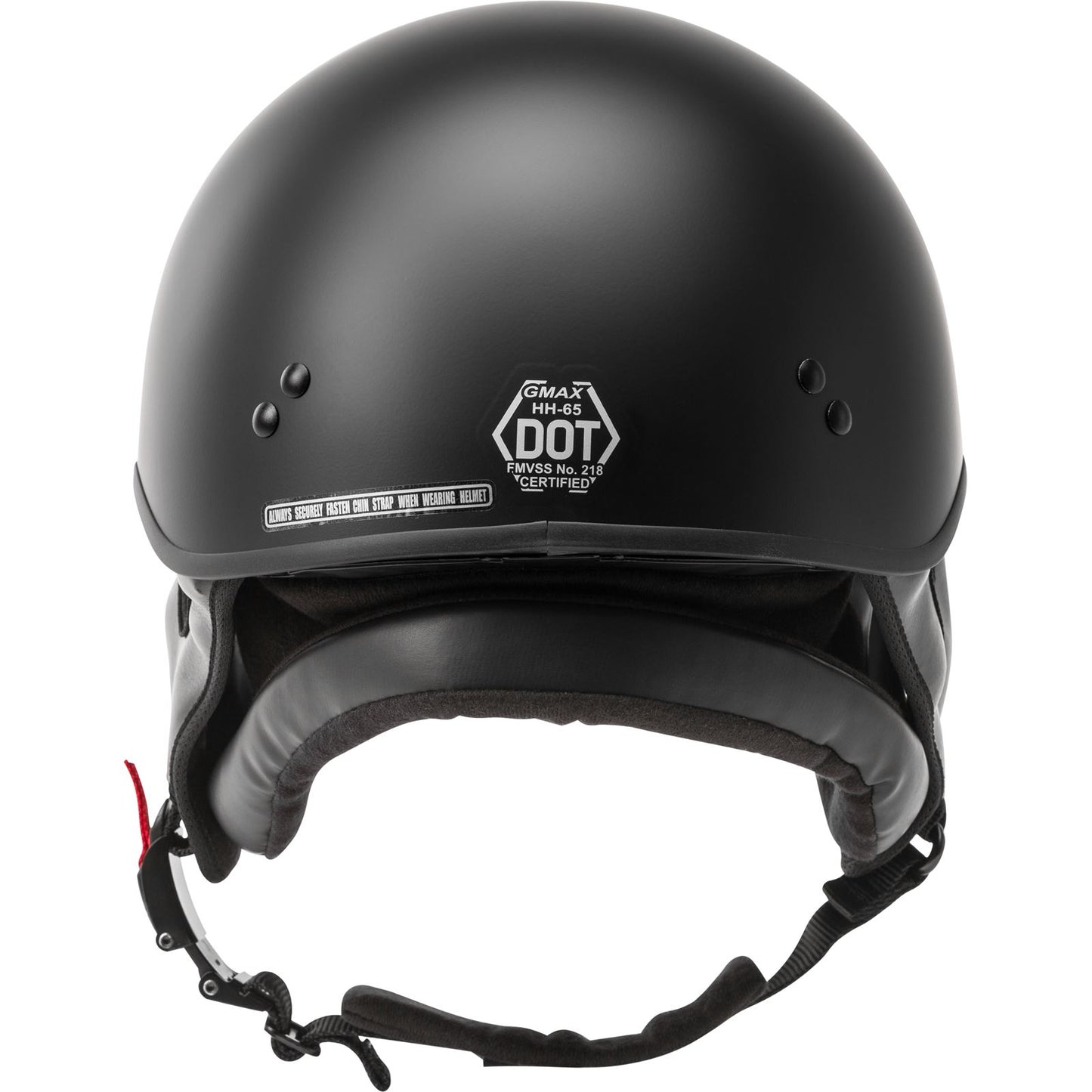 GMax HH-65 Half-Helmet Naked - Matte Black - Small H1650074_606431