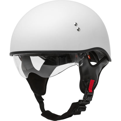 GMax HH-65 Half-Helmet Naked - Matte White - X-Small H1650203_606480
