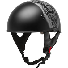GMax HH-65 Half-Helmet Tormentor Naked - Matte Black/Silver - X-Small H1658073_606513