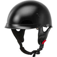 GMax HH-65 Half-Helmet - Full Dressed - Black - X-Large H9650027_606777