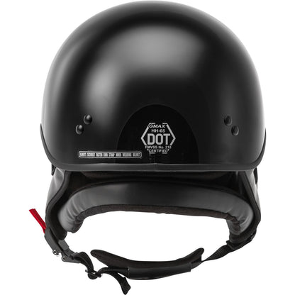 GMax HH-65 Half-Helmet Full Dressed - Black - X-Small H9650023_606785