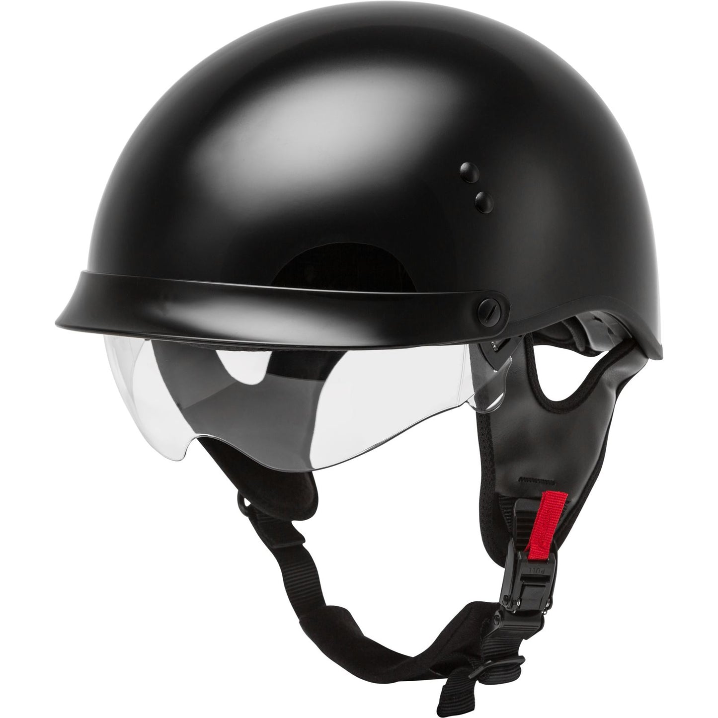 GMax HH-65 Half-Helmet Full Dressed - Black - 2X-Large H9650028_606792