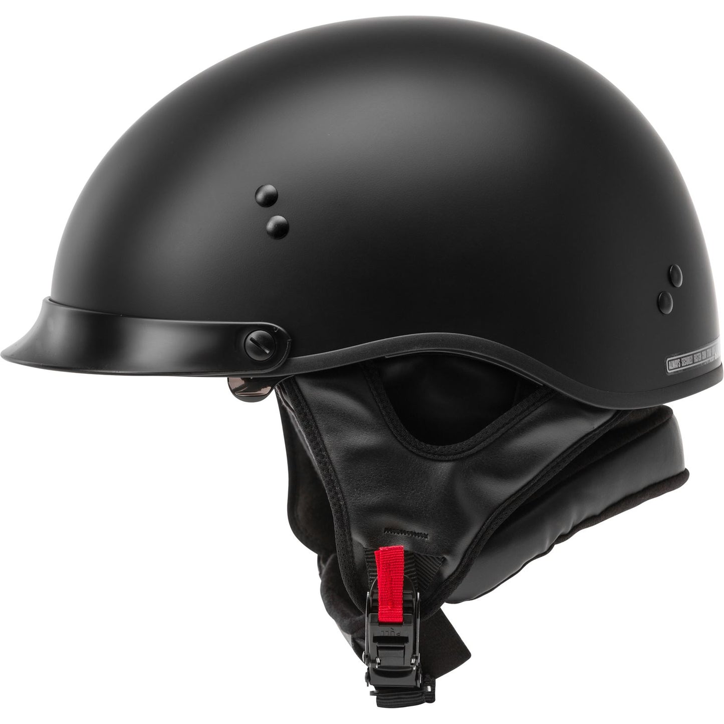 GMax HH-65 Half-Helmet Full Dressed - Matte Black - Large H9650076_606796