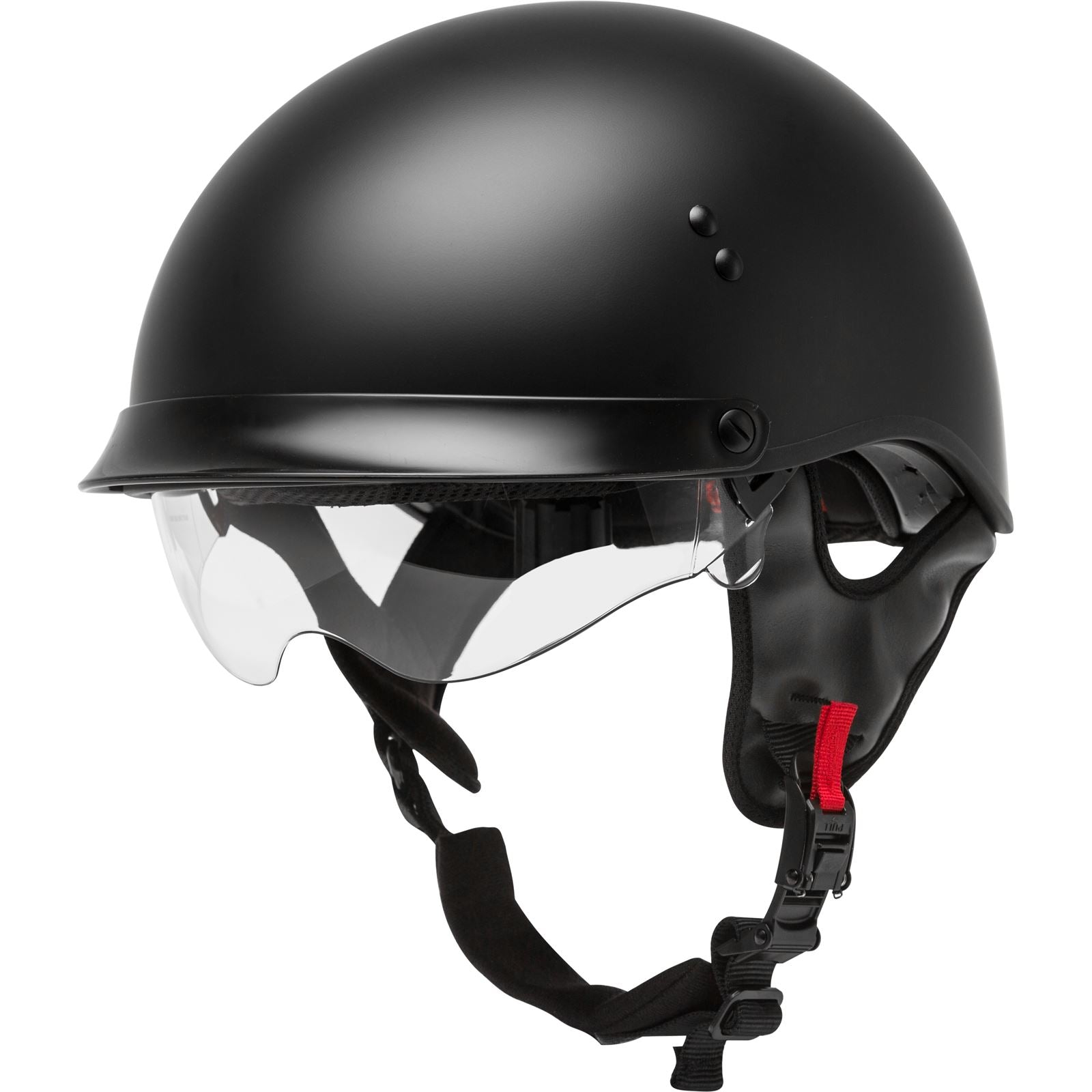 GMax HH-65 Half-Helmet Full Dressed - Matte Black - Medium H9650075_606804
