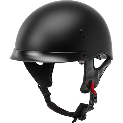 GMax HH-65 Half-Helmet Full Dressed - Matte Black - Small H9650074_606807