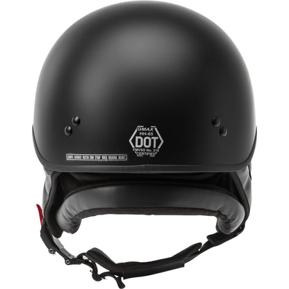 GMax HH-65 Half-Helmet Full Dressed - Matte Black - X-Small H9650073_606821