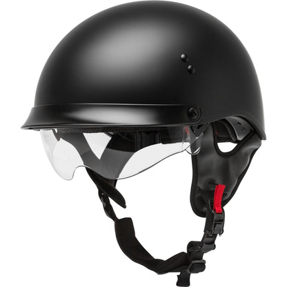 GMax HH-65 Half-Helmet Full Dressed - Matte Black - X-Small H9650073_606822