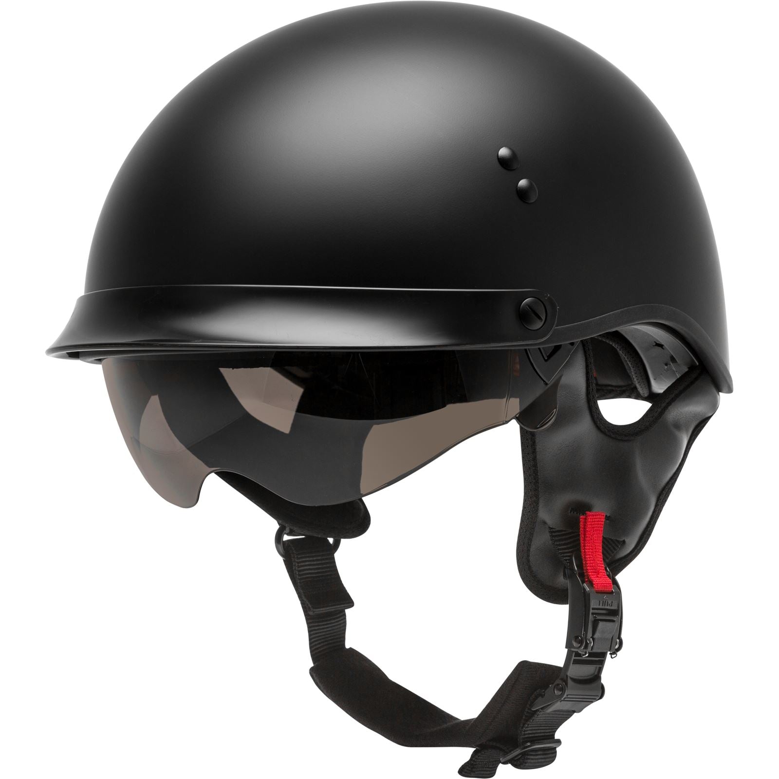 GMax HH-65 Half-Helmet Full Dressed - Matte Black - 2X-Large H9650078_606824