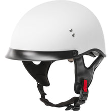 GMax HH-65 Half-Helmet Full Dressed - Matte White - Large H9650206_606831