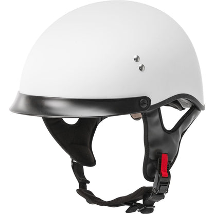 GMax HH-65 Half-Helmet Full Dressed - Matte White - Large H9650206_606831