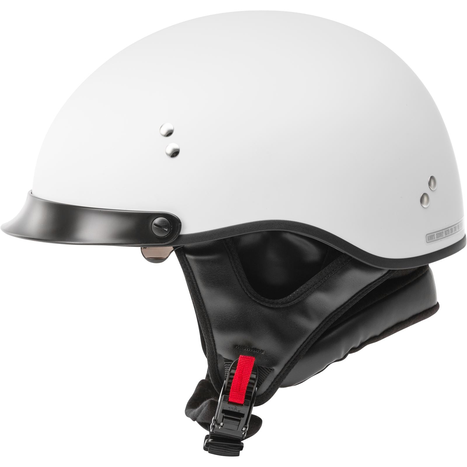 GMax HH-65 Half-Helmet Full Dressed - Matte White - Large H9650206_606832