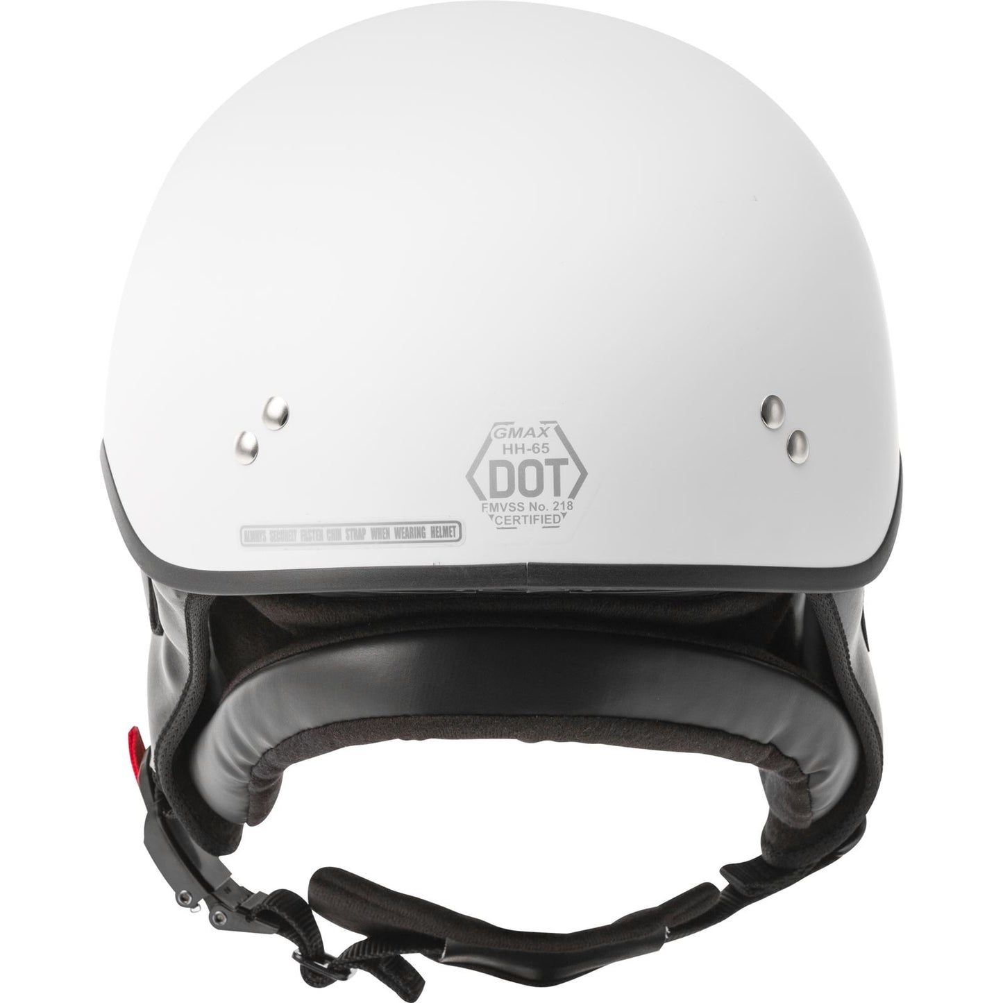 GMax HH-65 Half-Helmet Full Dressed - Matte White - Medium H9650205_606839