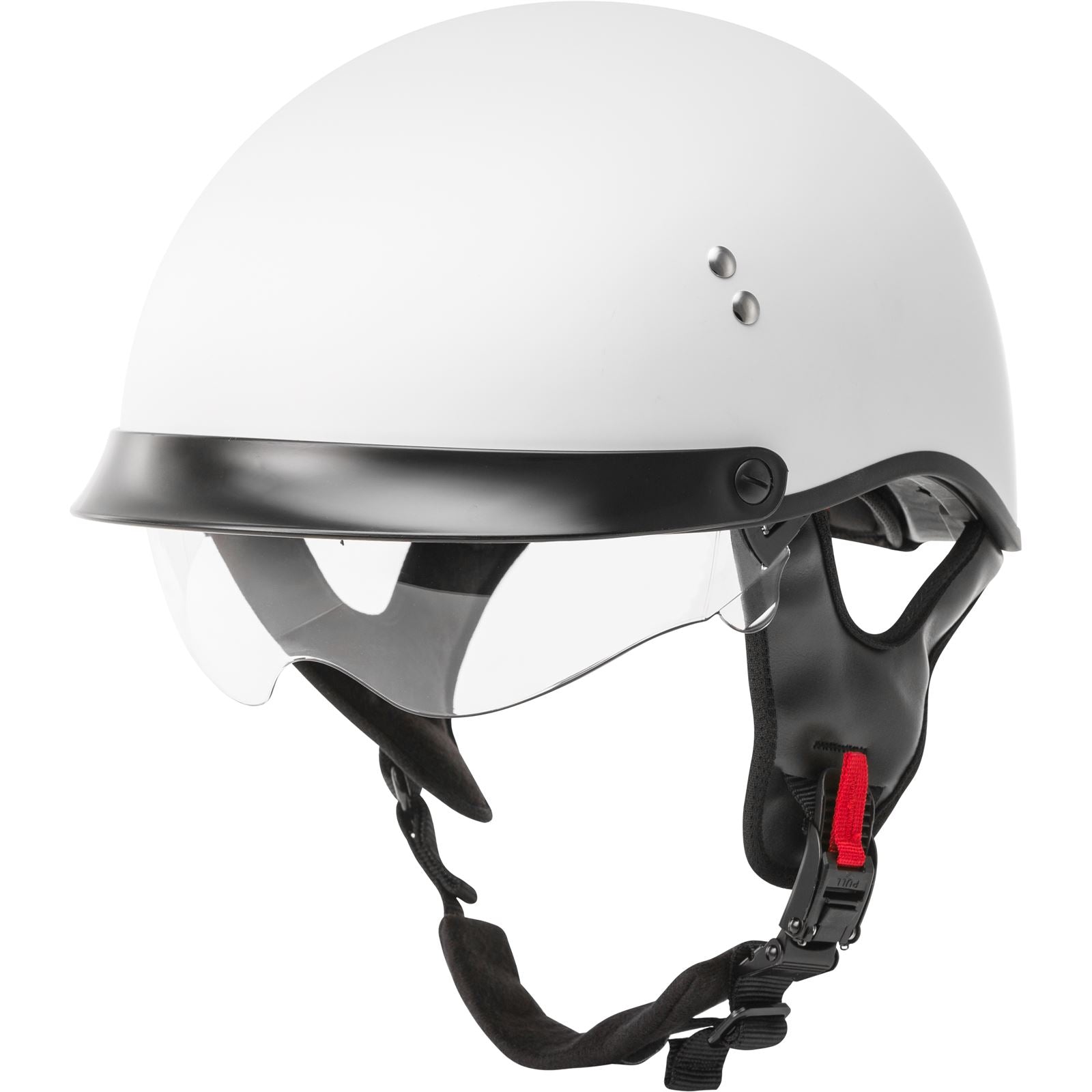 GMax HH-65 Half-Helmet Full Dressed - Matte White - Medium H9650205_606840